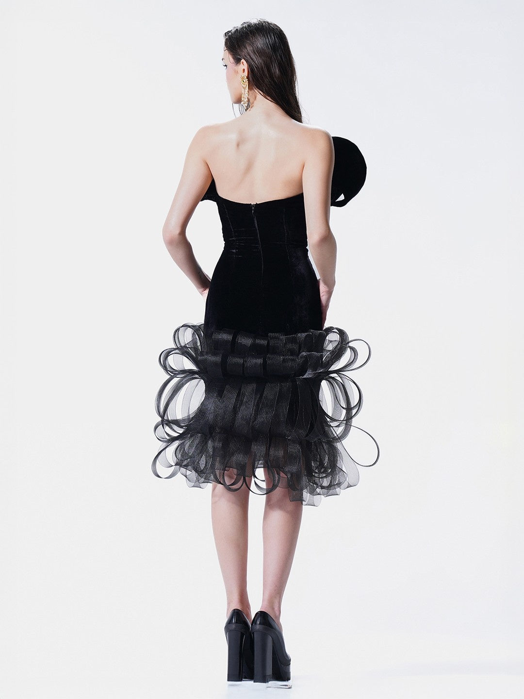 Velours Sauvage Midi Dress