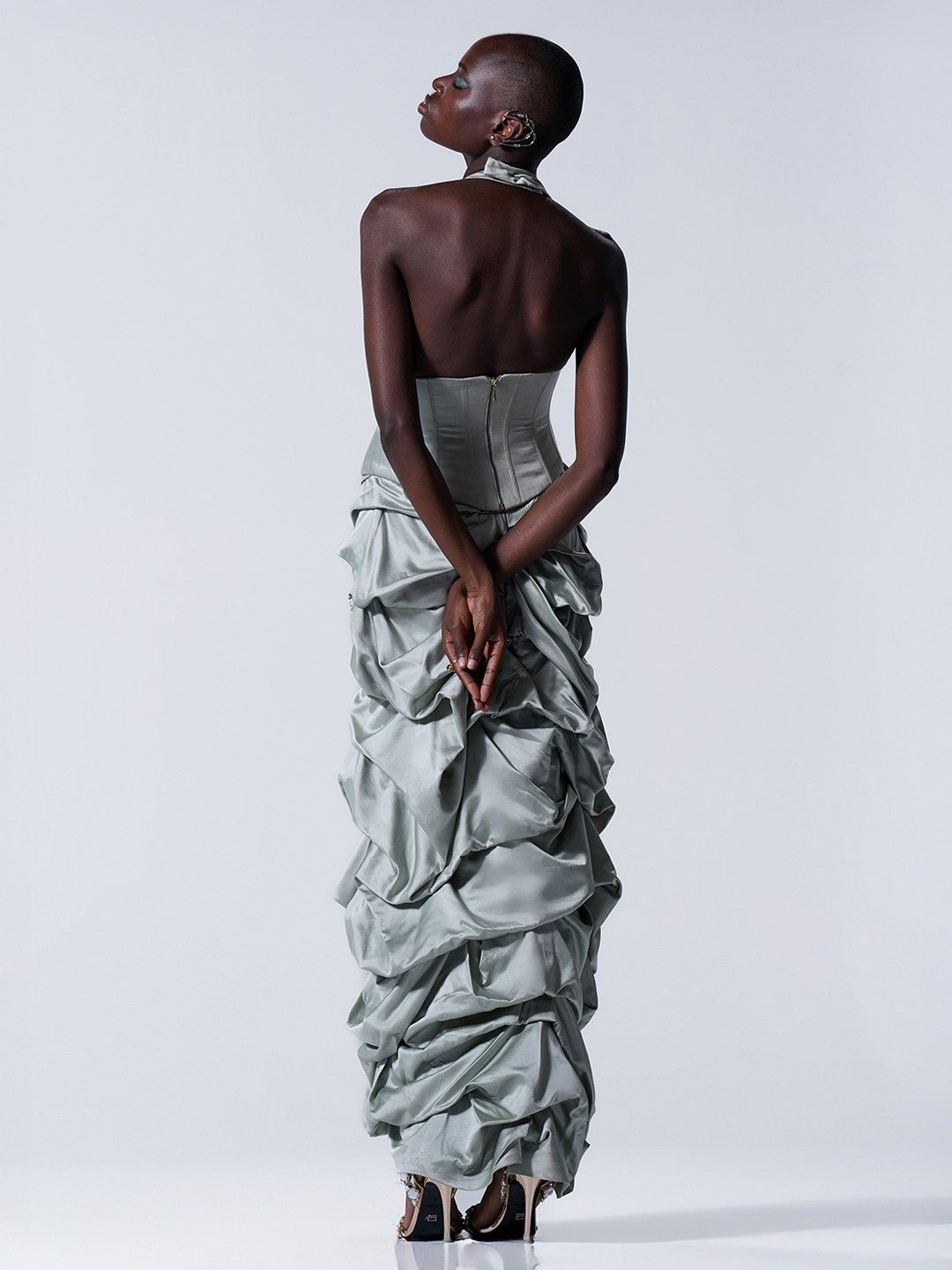 Sauge Corset Maxi Dress