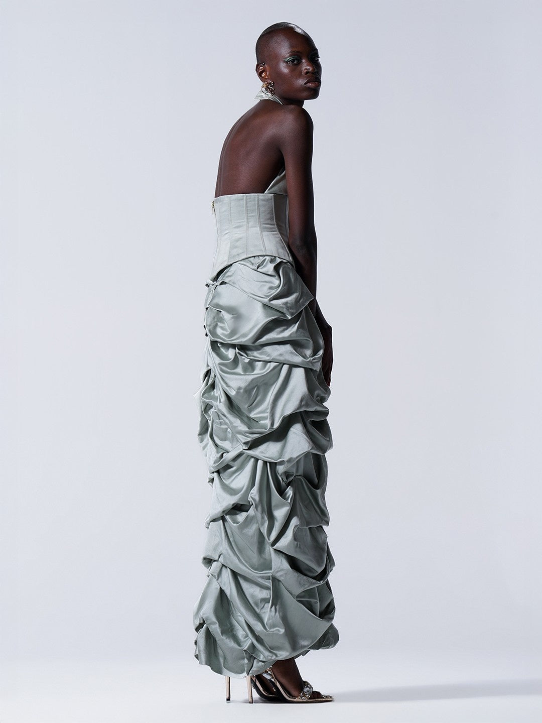 Sauge Corset Maxi Dress