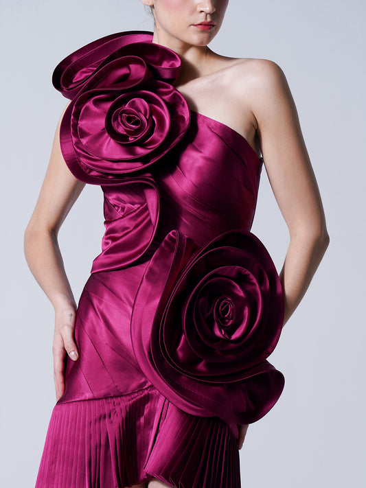 Tourbillion Rouge Mini Dress