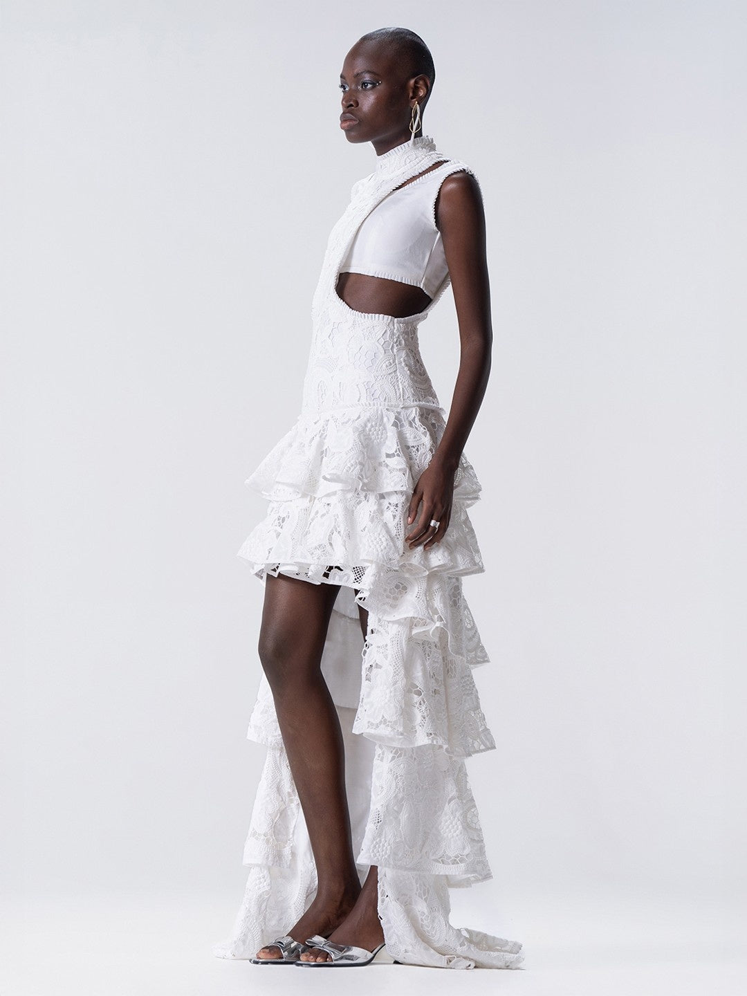Neige Cutout Lace Dress