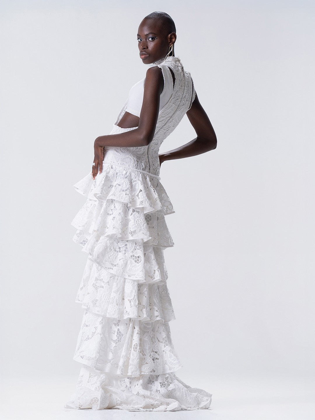 Neige Cutout Lace Dress