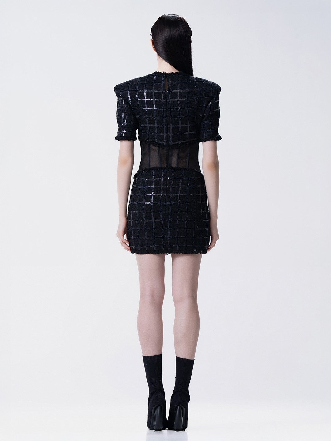 Galaxie Structured Mini Dress