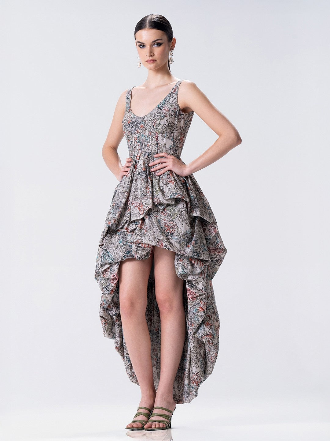 Saison Ribbed Balloon Dress