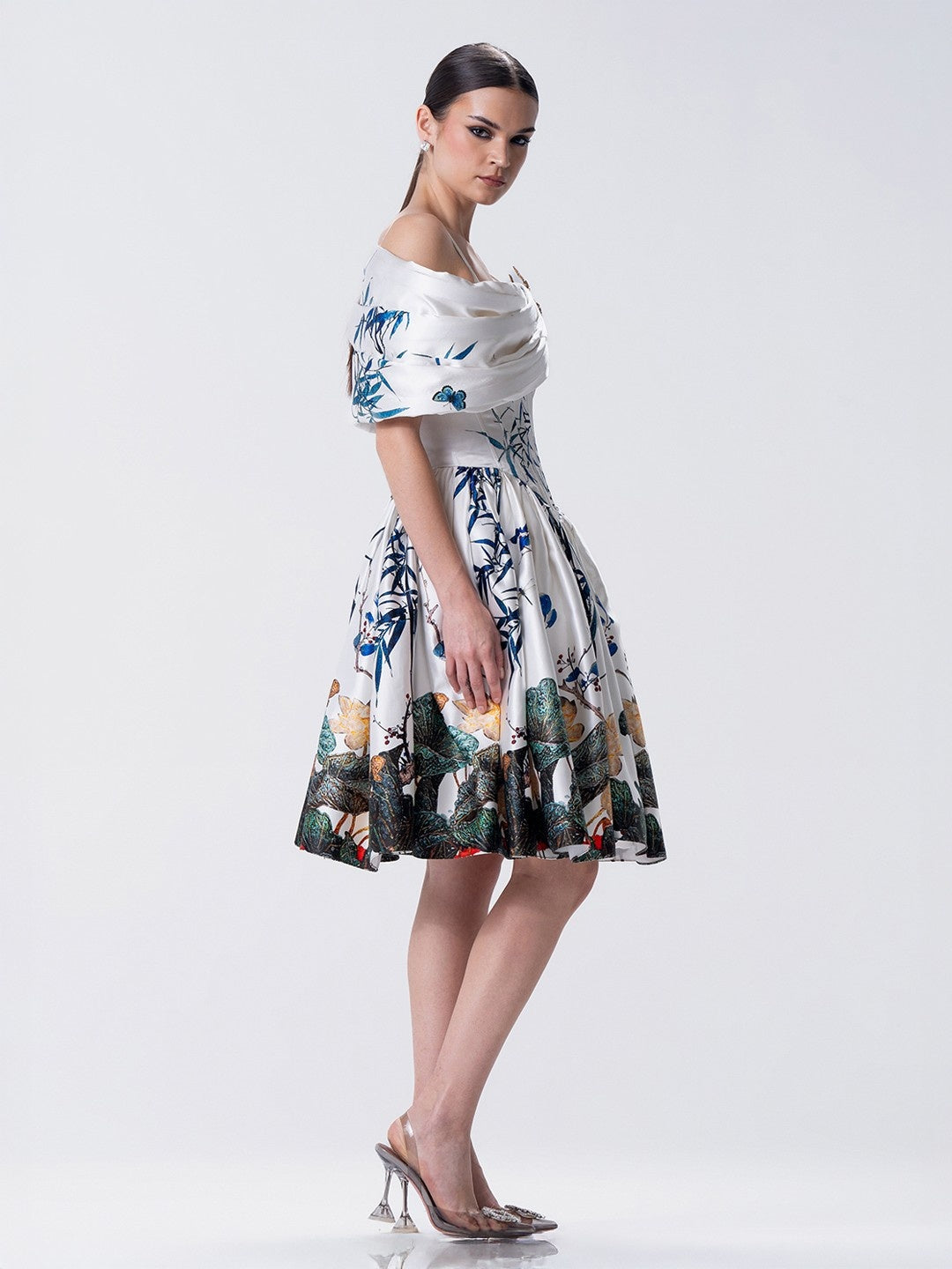 Jardin Sculptural Midi Dress