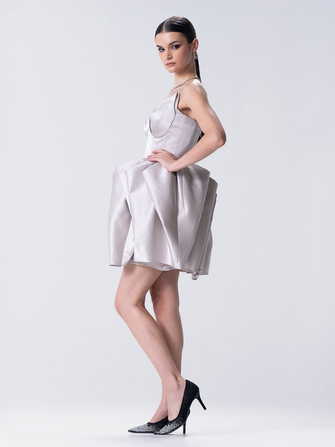 Argent Tube Mini Dress