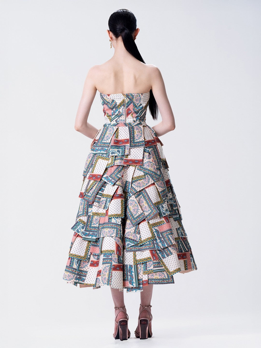 Fleurie Corset Patchwork Set