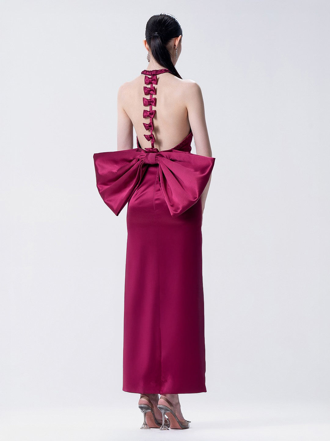Carmine Bow Gown