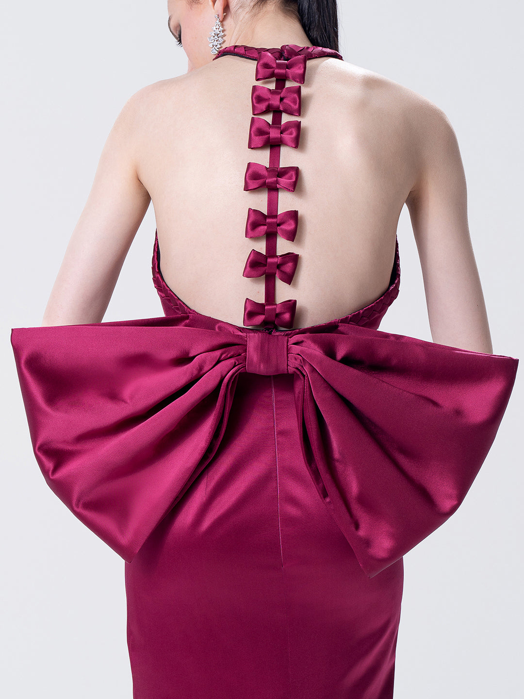Carmine Bow Gown
