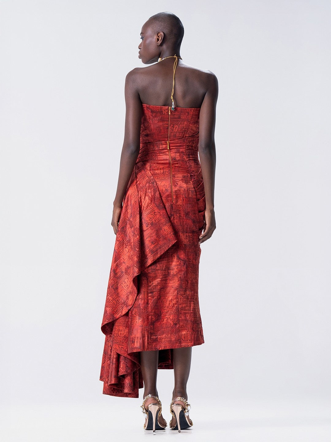 Écriture Draped Corset Set