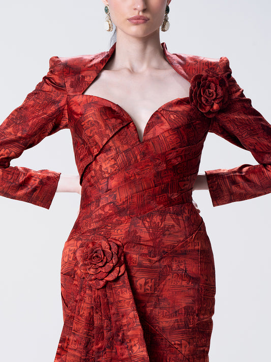 Écriture Flower Mini Dress