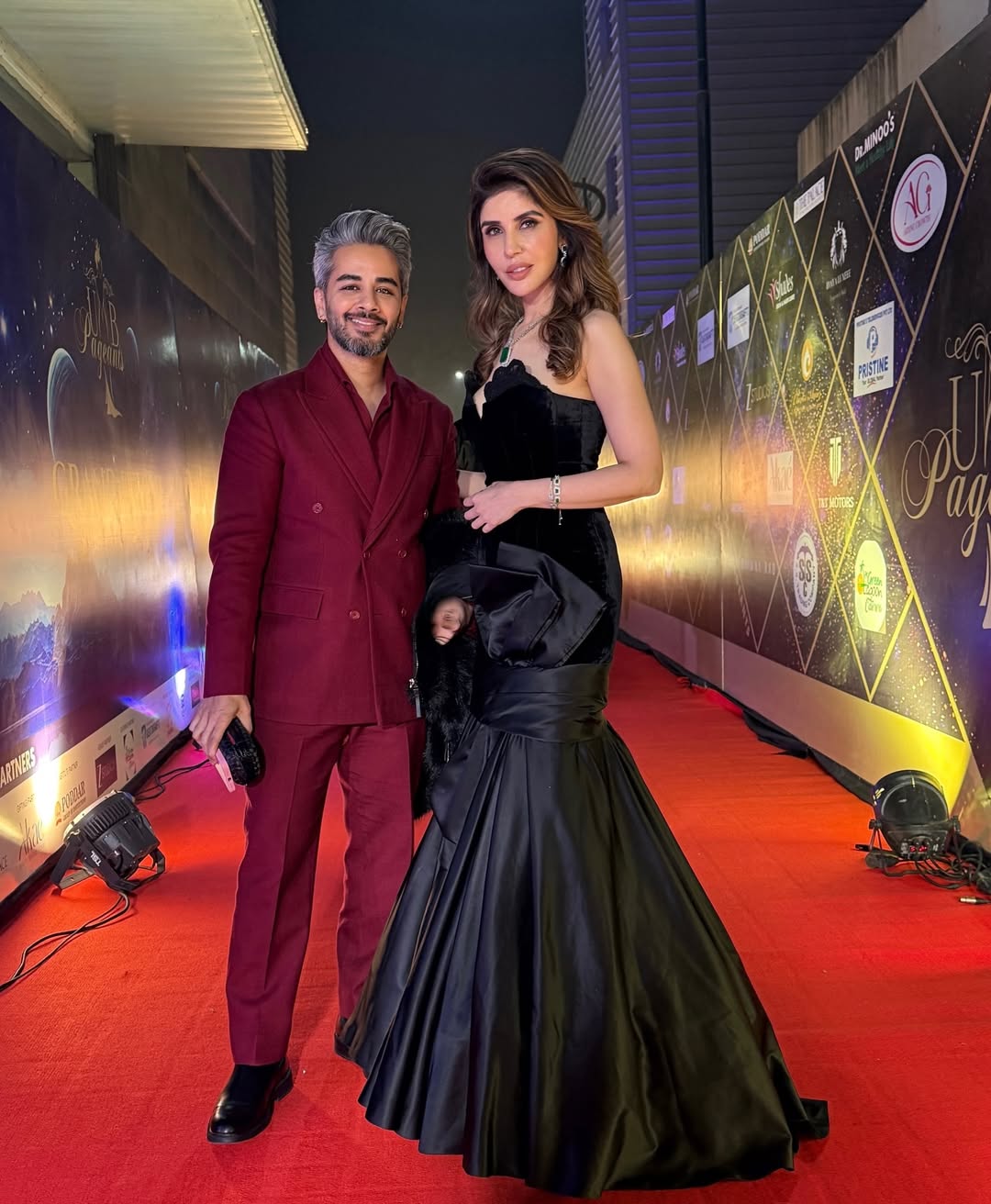 Rohini Mathur - Velours Sauvage Bow Gown