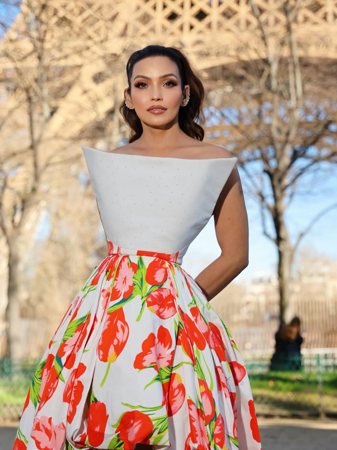 Urmimala Boruah - Printemps Rouge Balloon Gown