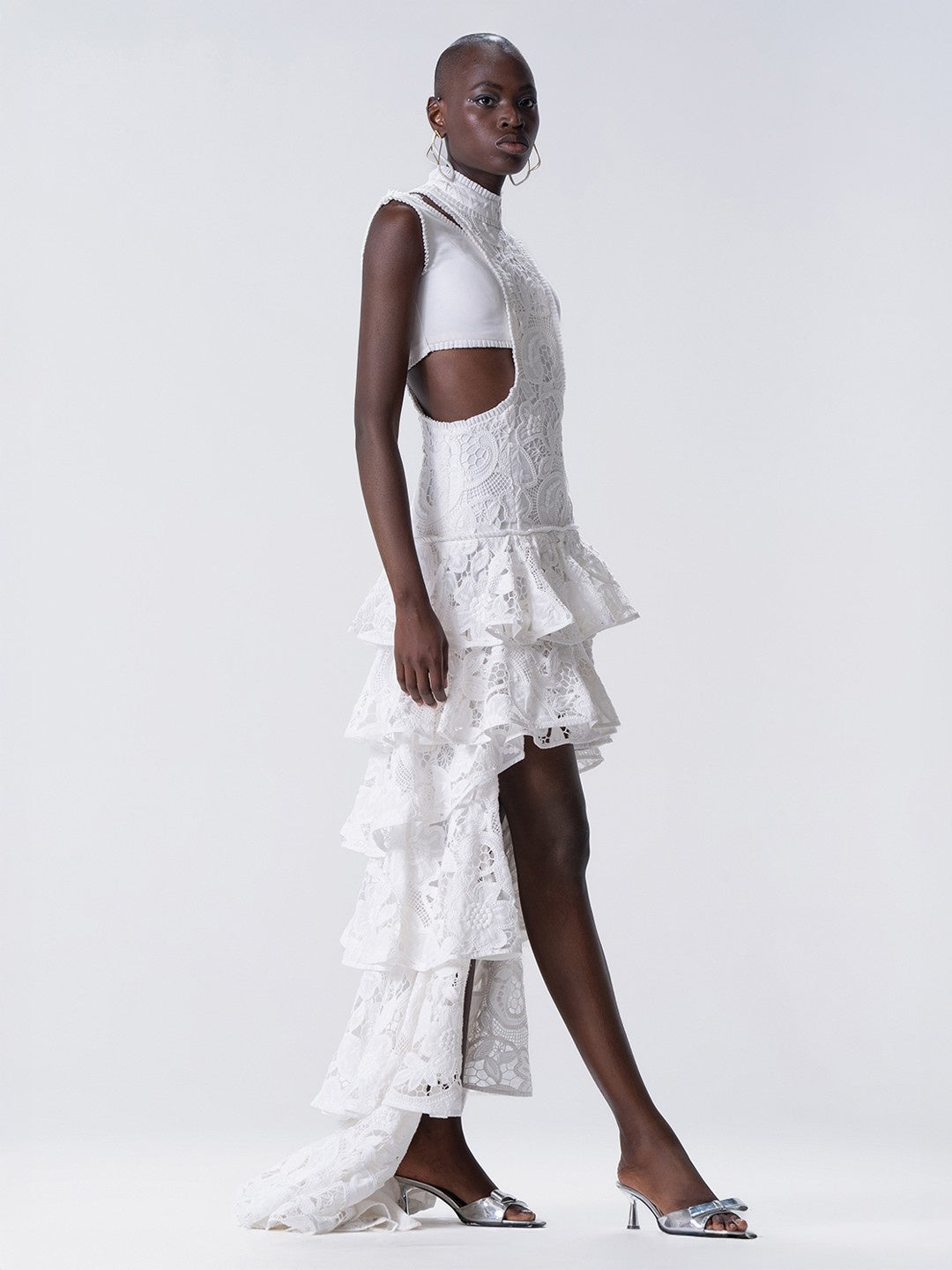 Neige Cutout Lace Dress