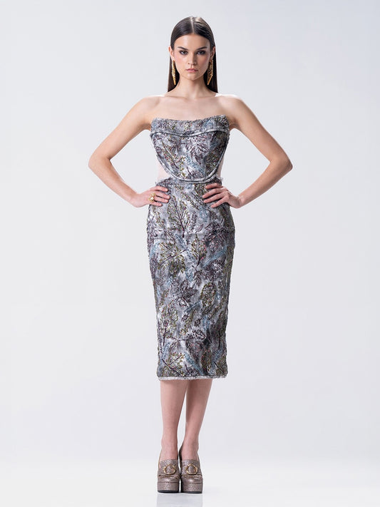 Moulage Tube Cutout Dress