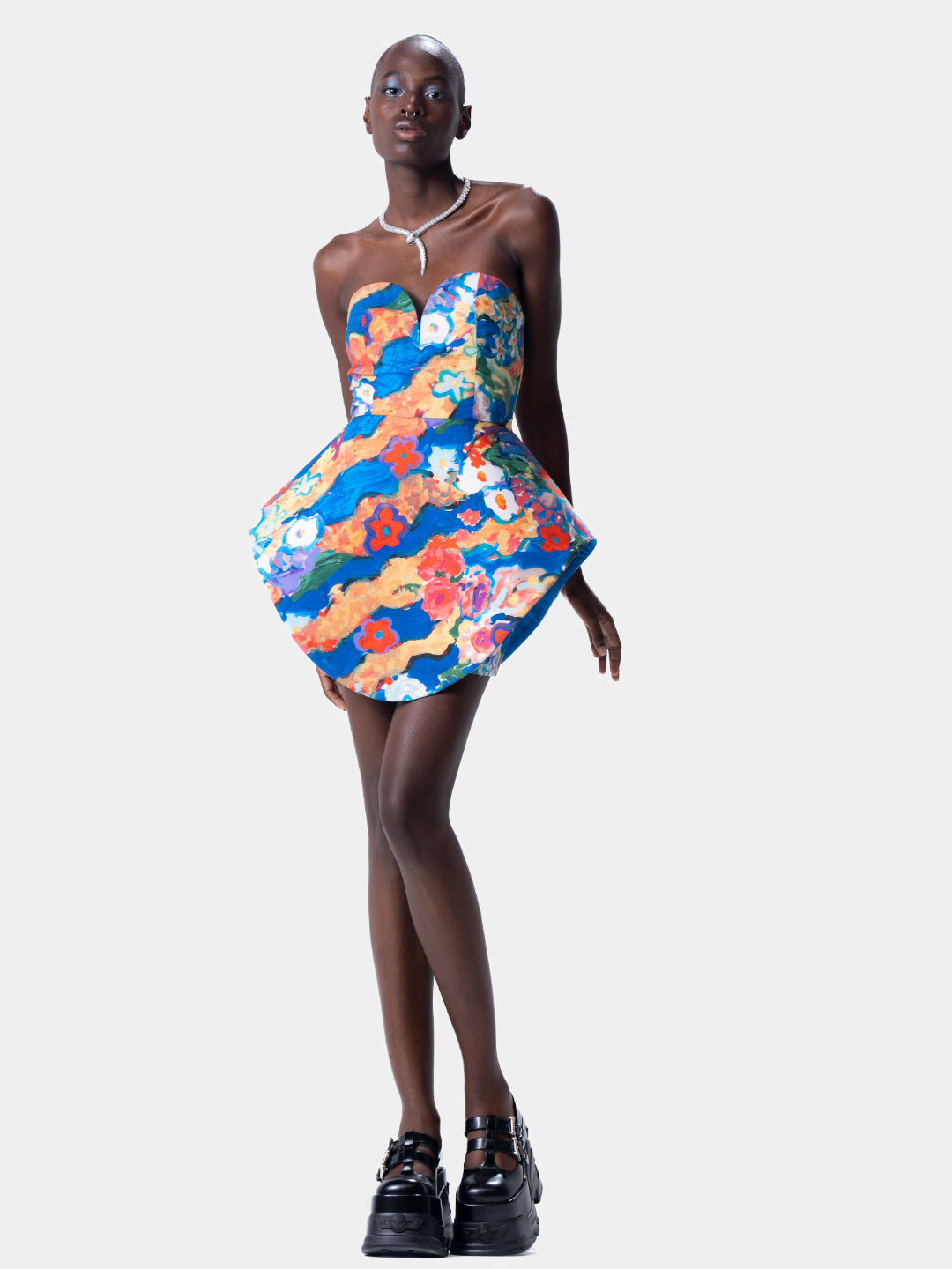 Paradis Sculpted Mini Dress