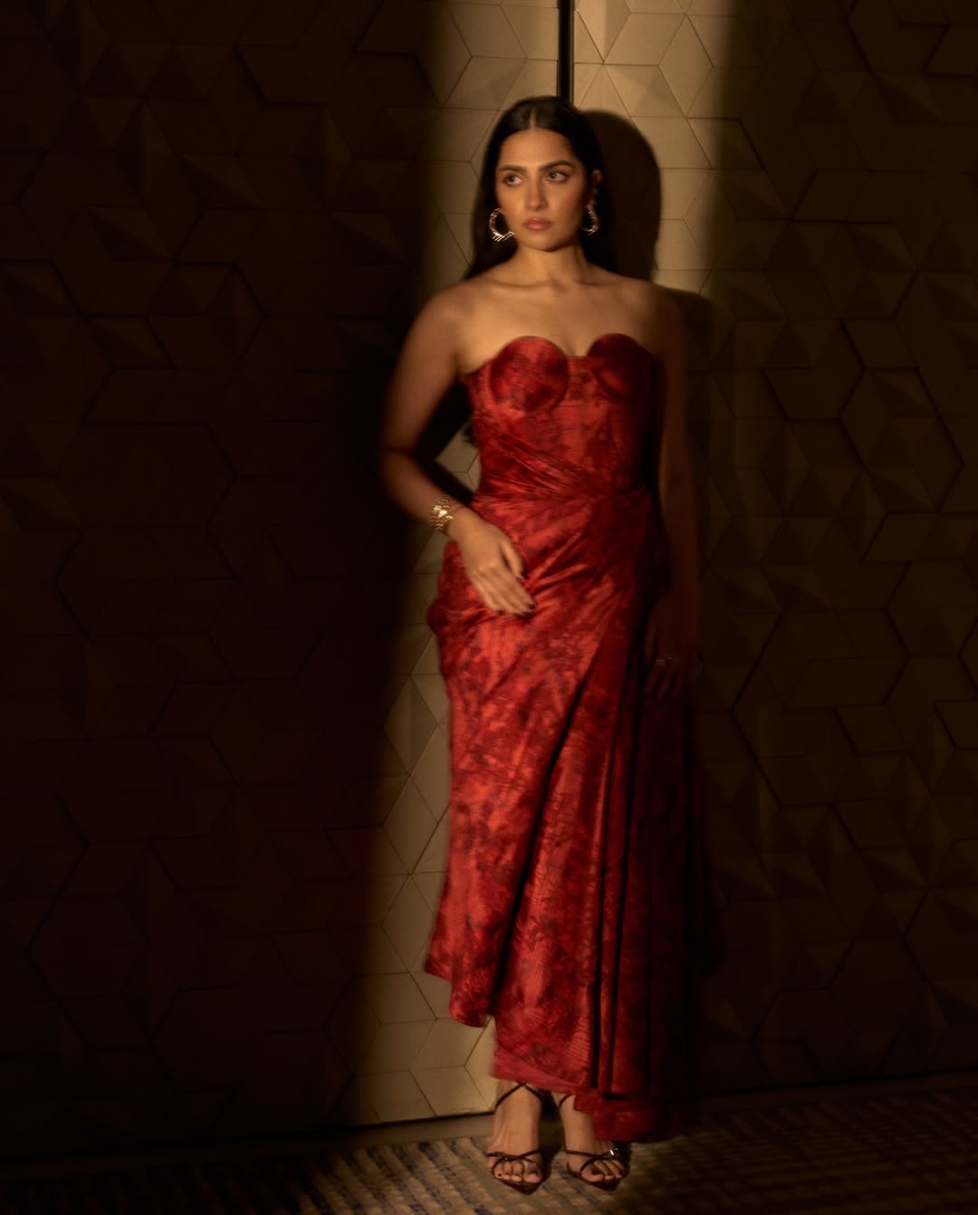 Rukmini Vasanth - Ecriture Draped Corset Set
