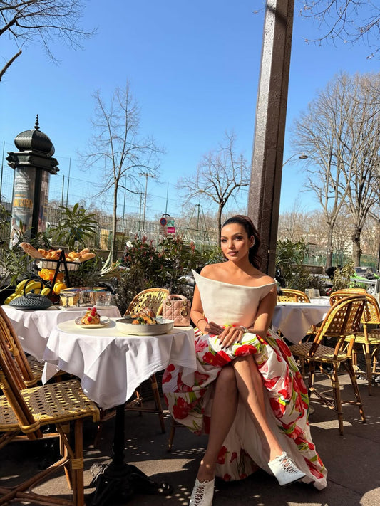 Urmimala Boruah - Printemps Rouge Balloon Gown