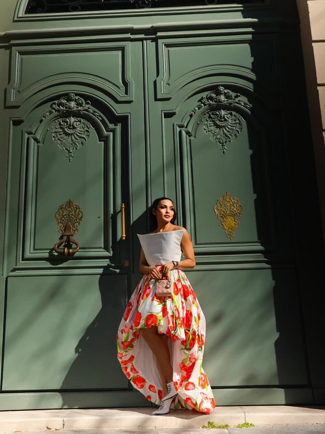 Urmimala Boruah - Printemps Rouge Balloon Gown